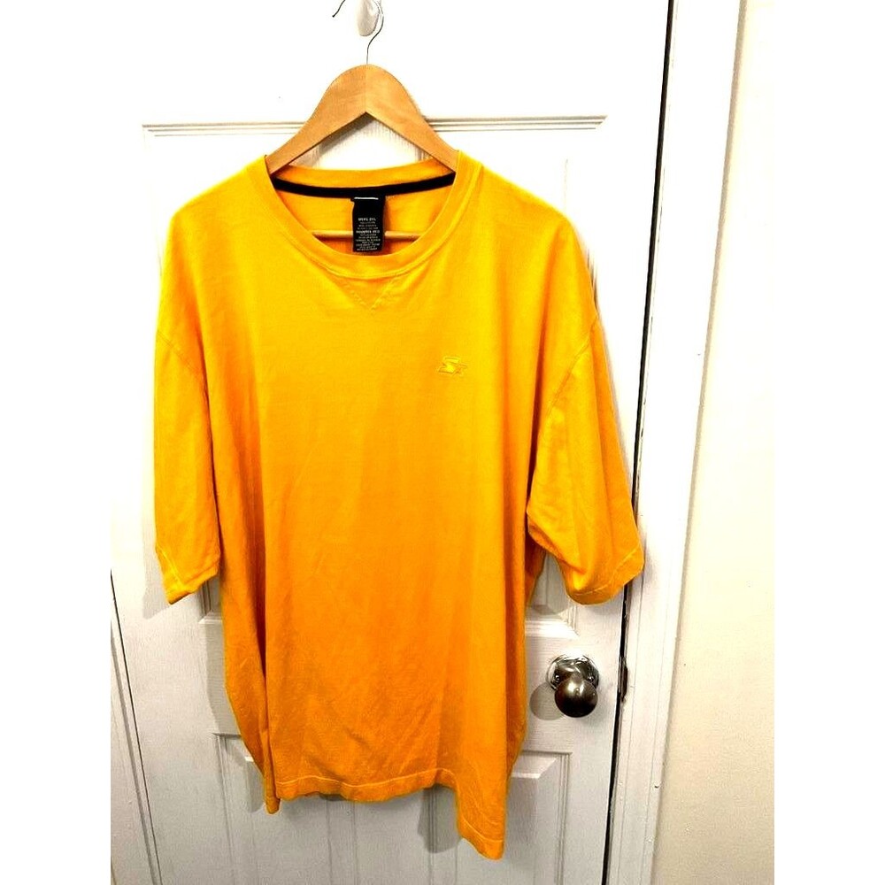 Starter Men's 2XL Yellow T-Shirt Vintage